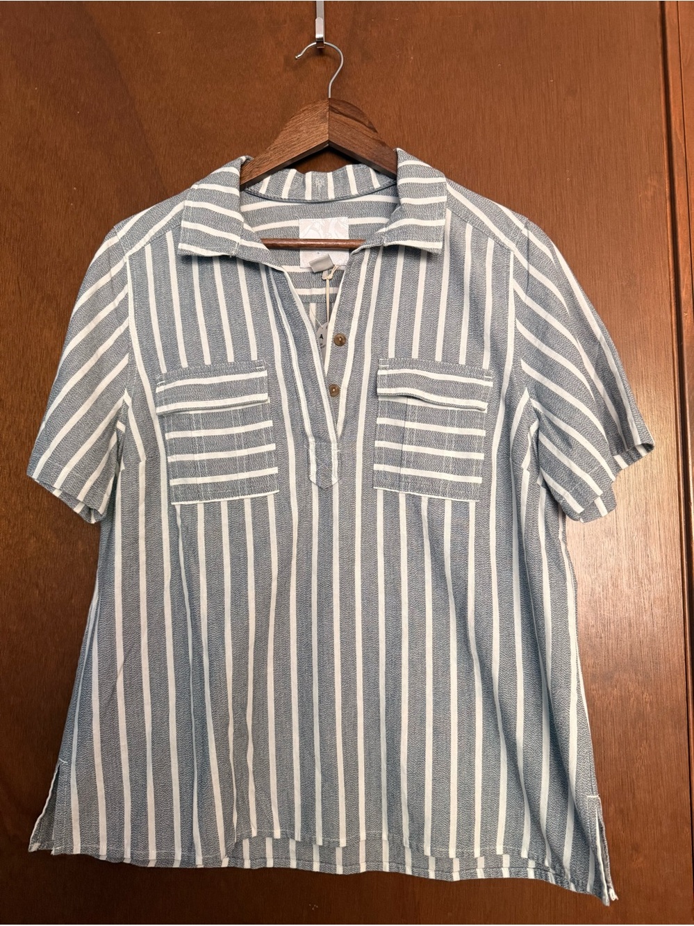 Tommy Bahama Chambray Stripe Utility Popover